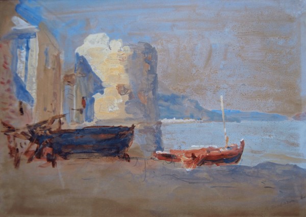 Italian beach by Hercules Brabazon Brabazon